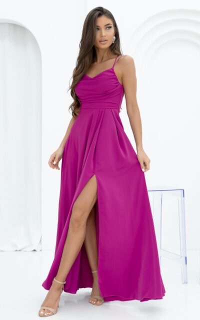 VALERIA Sukienka Maxi 1170 Magenta