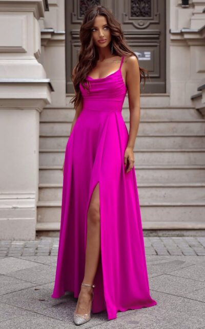 VALERIA Sukienka Maxi 1170 Amarant