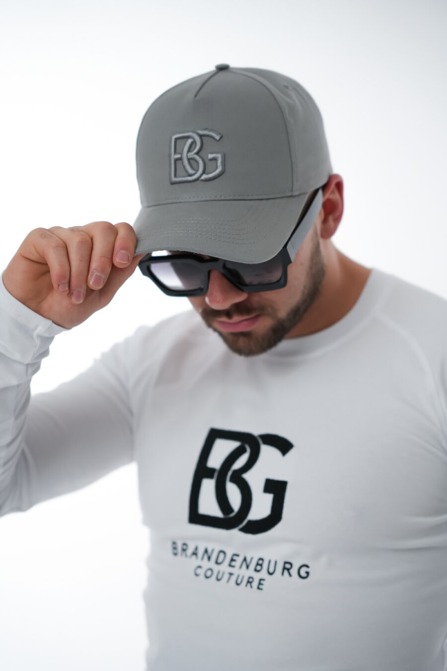 Czapka BG Logo cap | szary - obrazek 5