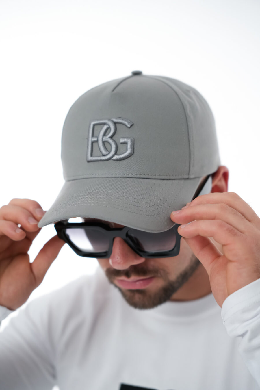 Czapka BG Logo cap | szary - obrazek 6