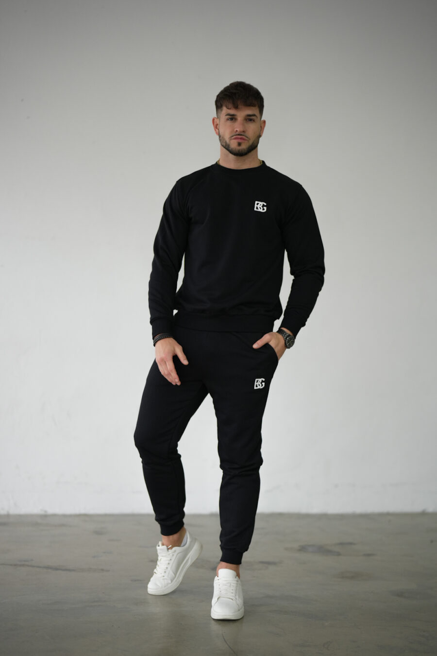 Spodnie męskie BG Brand | czarny - obrazek 11