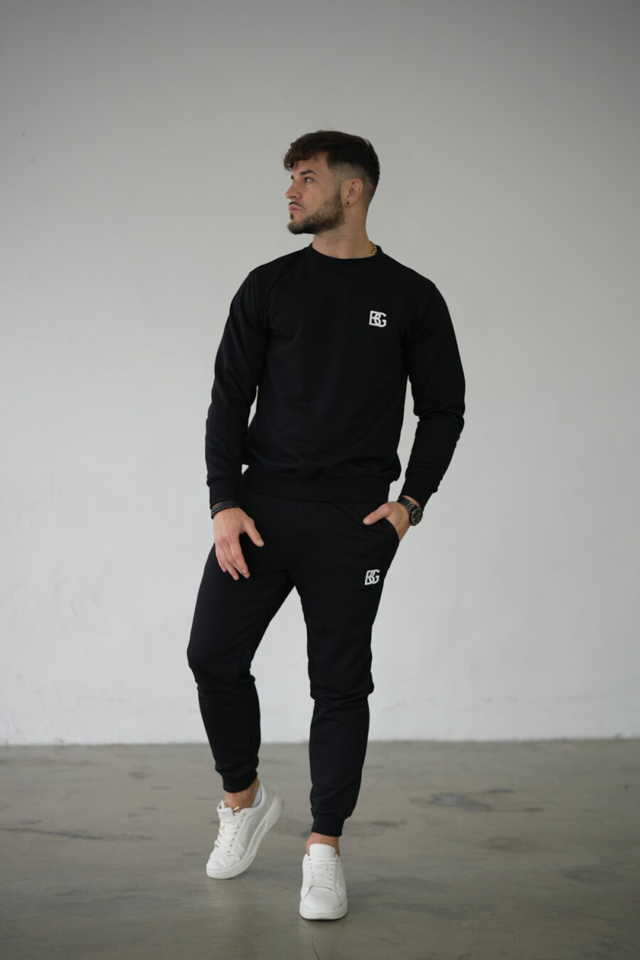 Spodnie męskie BG Brand | czarny - obrazek 12