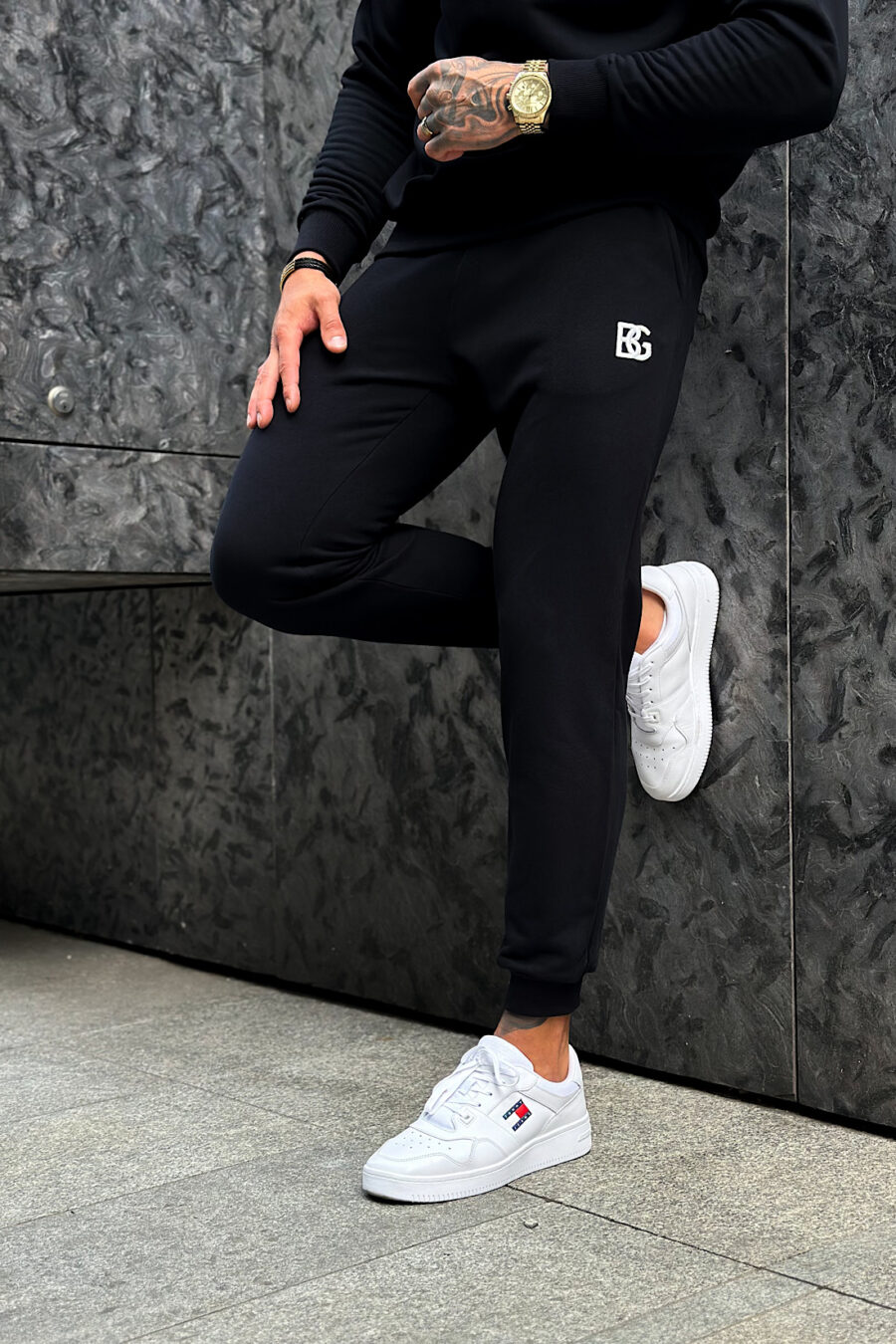 Spodnie męskie BG Brand | czarny