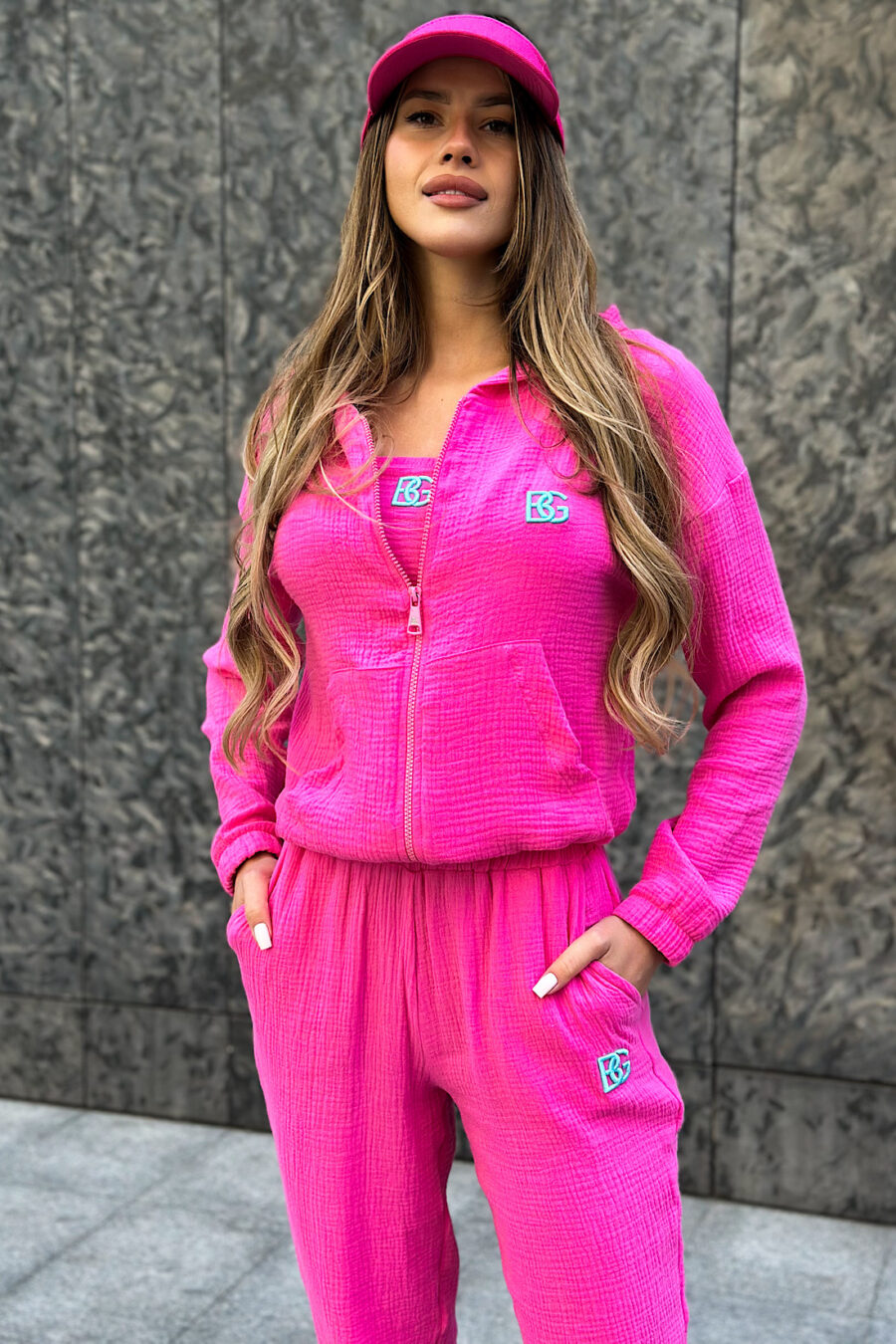 Dres 3-częściowy damski BG Soft | różowy - obrazek 5
