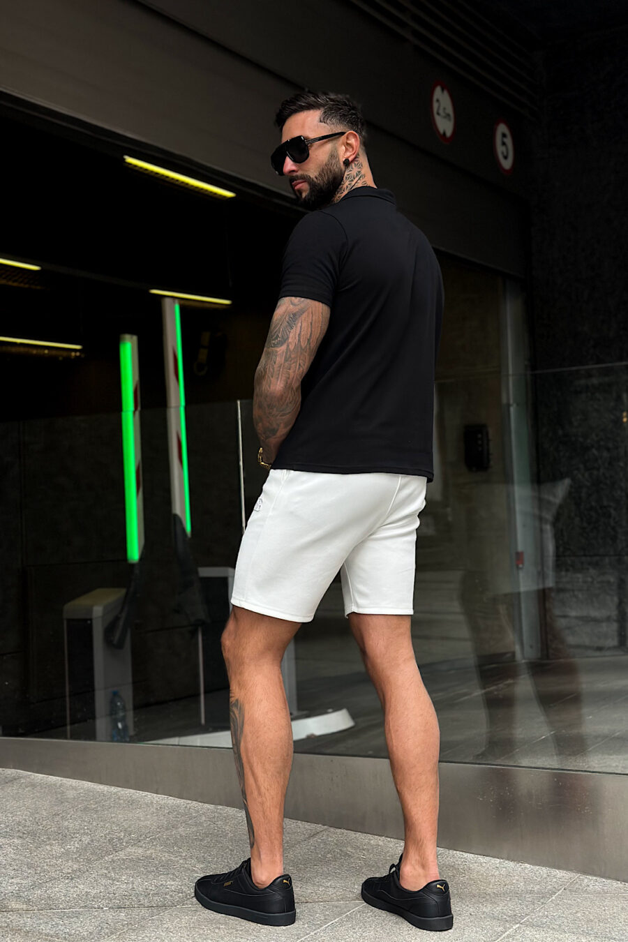 T-Shirt męski BG Polo | czarny - obrazek 8