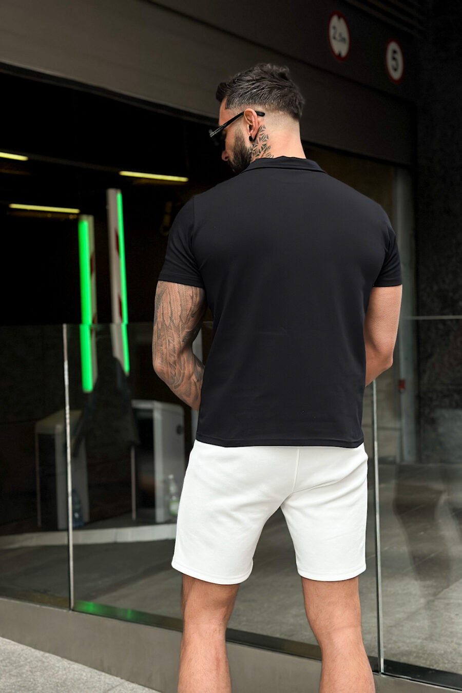 T-Shirt męski BG Polo | czarny - obrazek 10