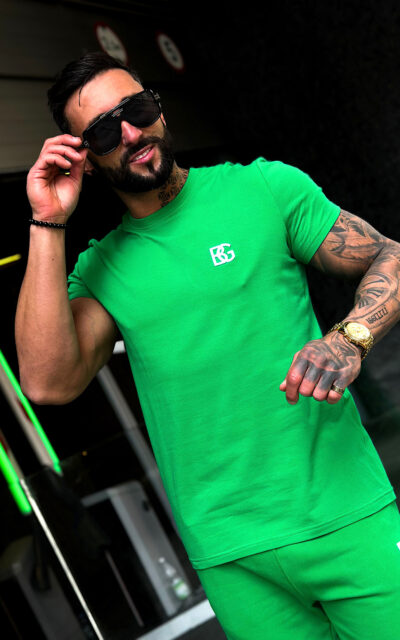 T-Shirt męski BG Bond | zielony