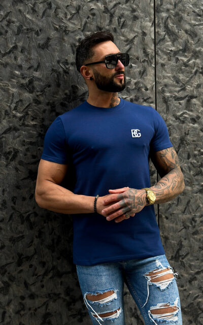 T-Shirt męski BG Bond | granatowy