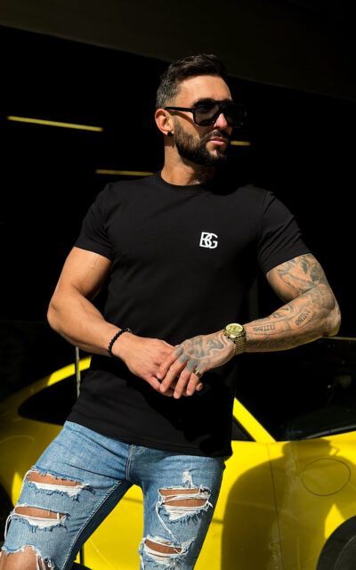 T-Shirt męski BG Bond | czarny
