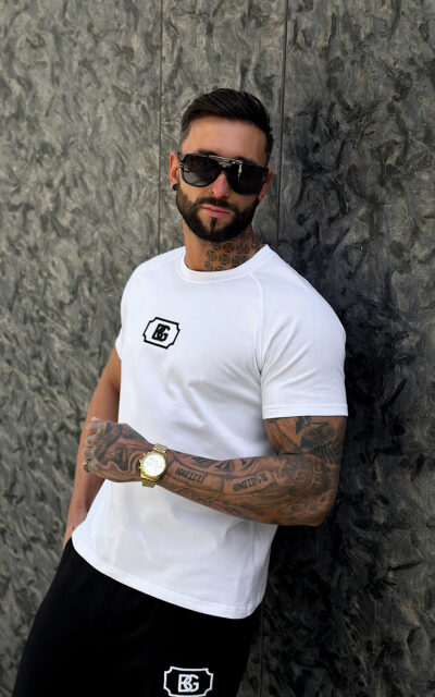 T-Shirt męski BG Bump | biały