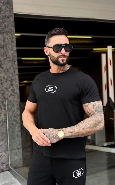 T-Shirt męski BG Bump | czarny