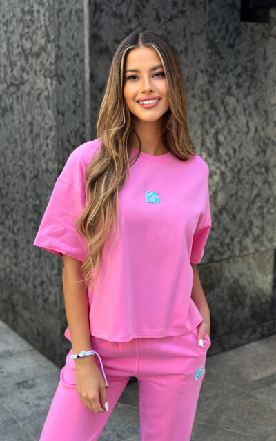 T-Shirt damski BG Next | różowy