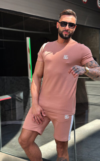 T-Shirt męski BG Bond | mocha mouse