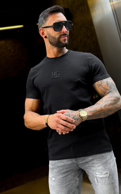 T-Shirt BG Signature | czarny