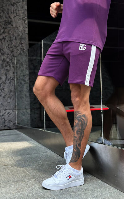 Szorty męskie BG Fresh | śliwkowy