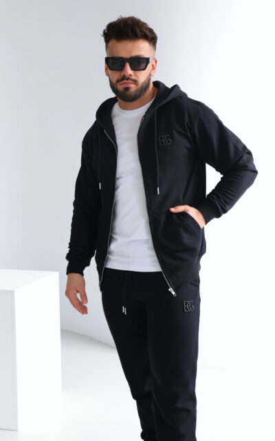 Bluza męska BG Zippy | czarny