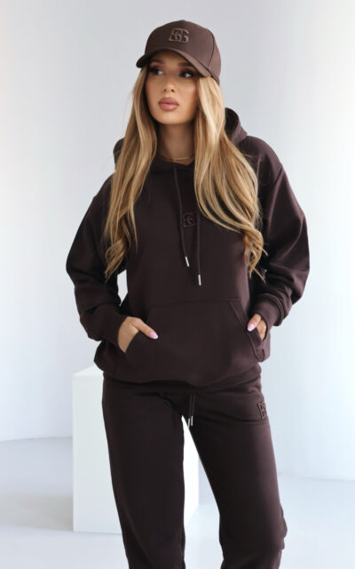 Bluza damska BG Kangoo | gorzka czekolada