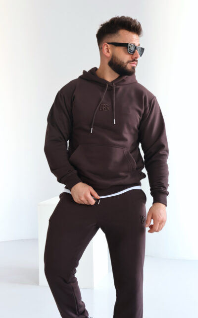 Bluza męska BG Kangoo | gorzka czekolada