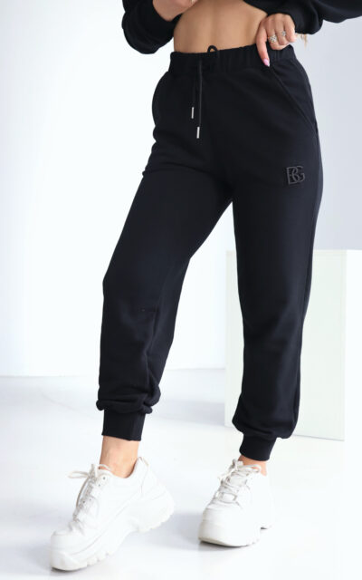 Spodnie damskie BG Brand | czarny-czarny