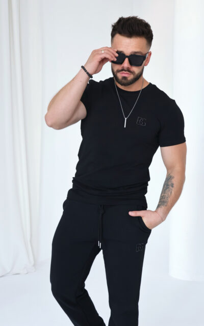 T-Shirt męski BG Bond | czarny