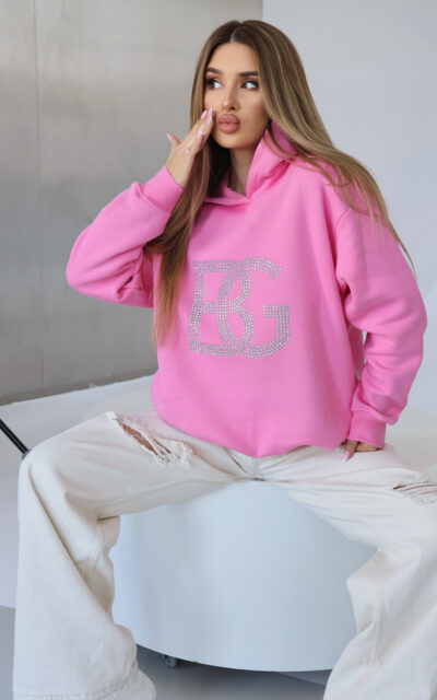 Bluza damska BG Diamond | róż