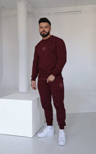 Dres męski BG Last | bordo