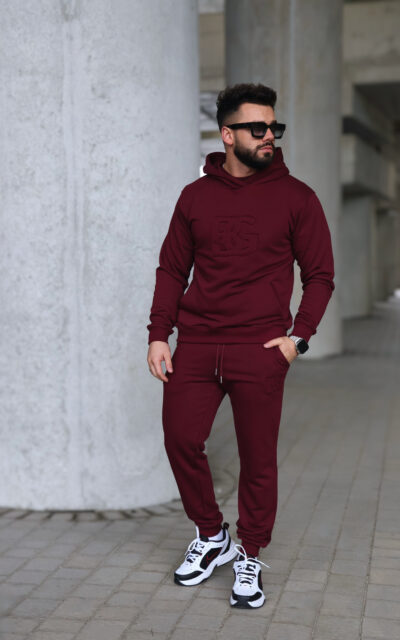 Dres męski BG Matchy | bordo