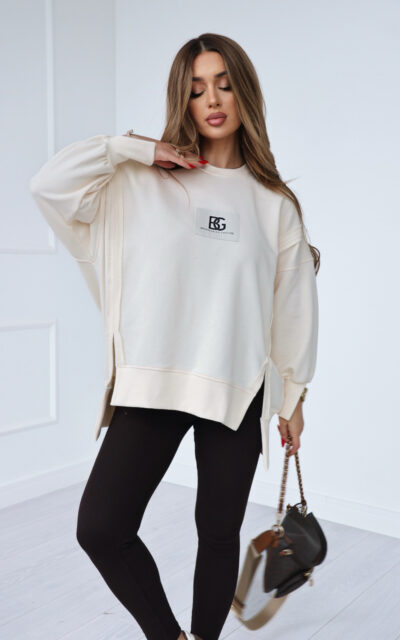 Bluza damska BG Kate | waniliowy