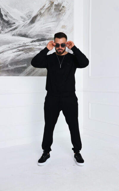 Komplet męski BG Vinci | czarny