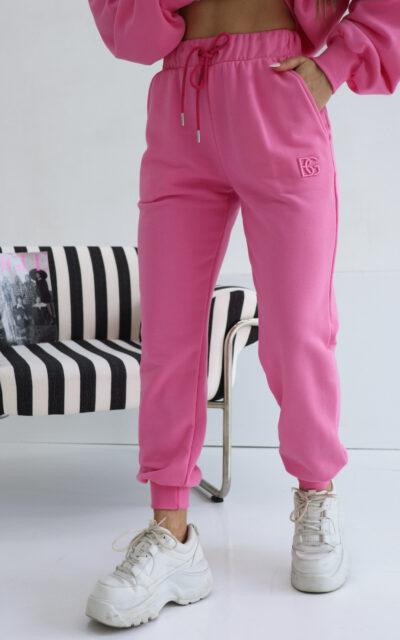 Spodnie damskie BG Brand | róż barbie