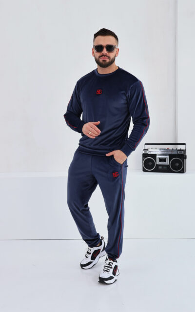 Dres męski BG Aero | granat