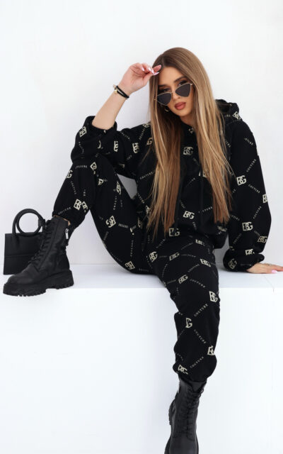 Dres damski BG Holo | czarny-złoty