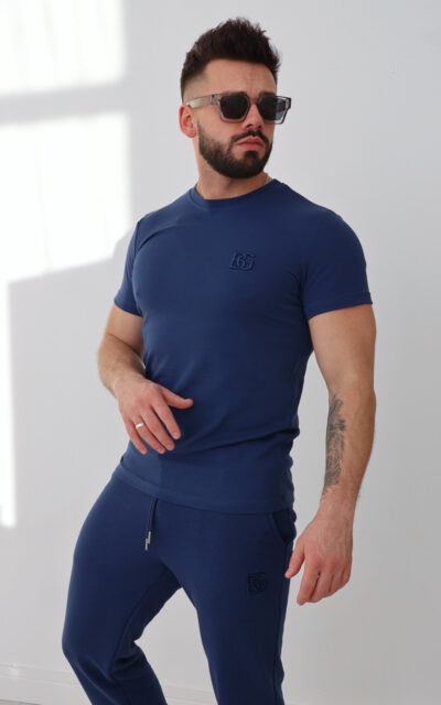 T-Shirt męski BG Bond | granat