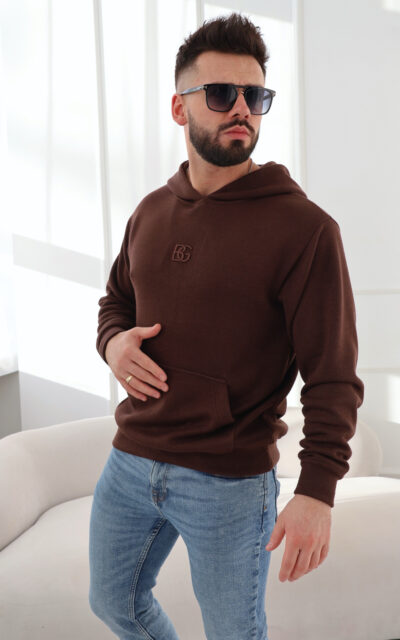 Bluza męska BG Ozzy | gorzka czekolada