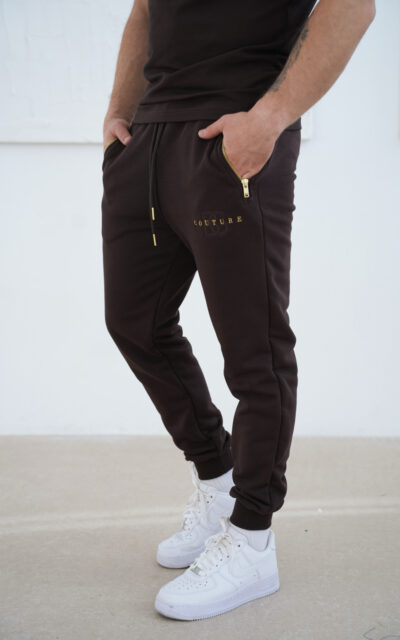 Spodnie męskie BG Awake | gorzka czekolada