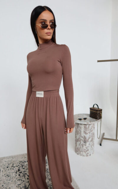 BALANCE SPODNIE - CZEKOLADA